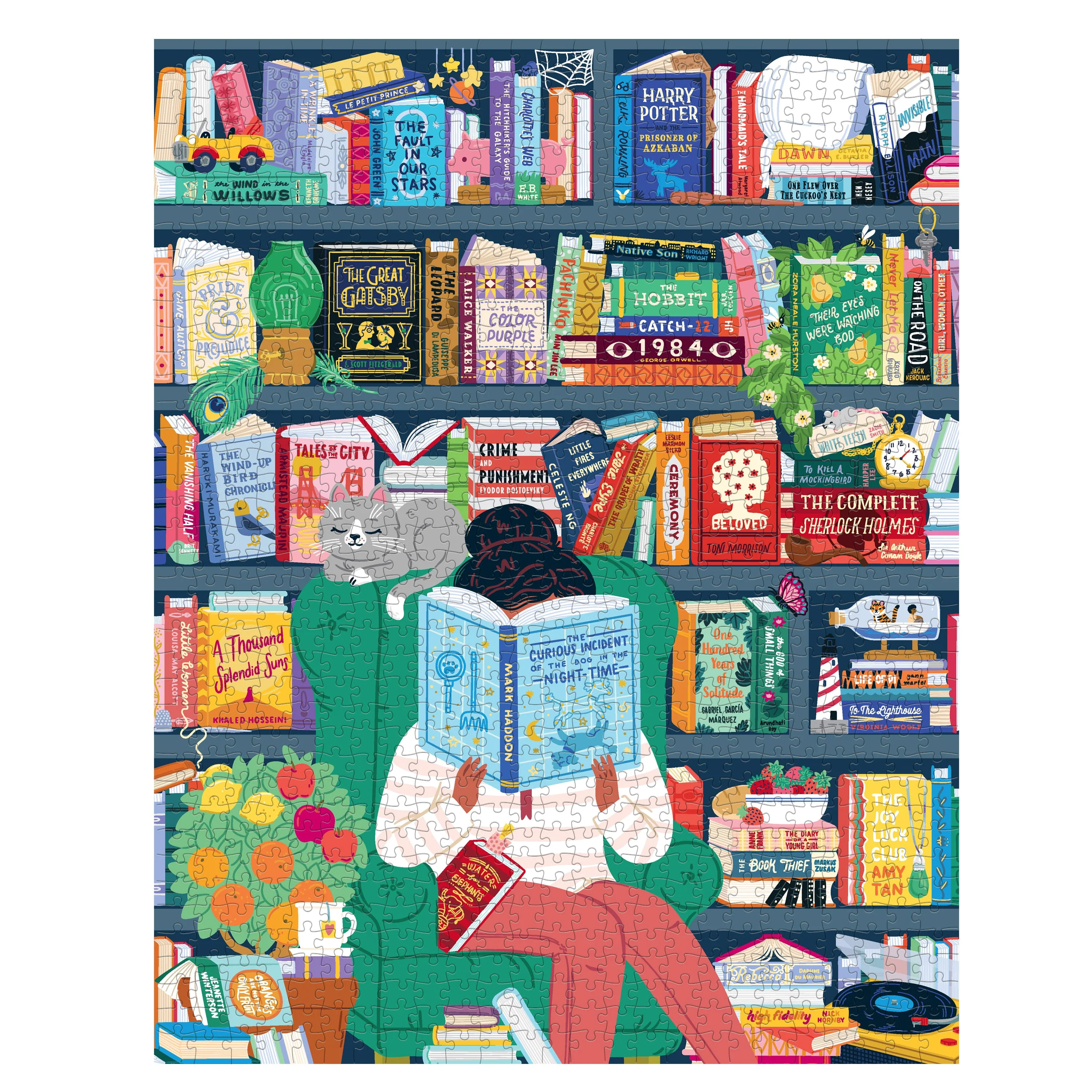50 Must-Read Books Bucket List 1000-Piece Jigsaw Puzzle - Image 3
