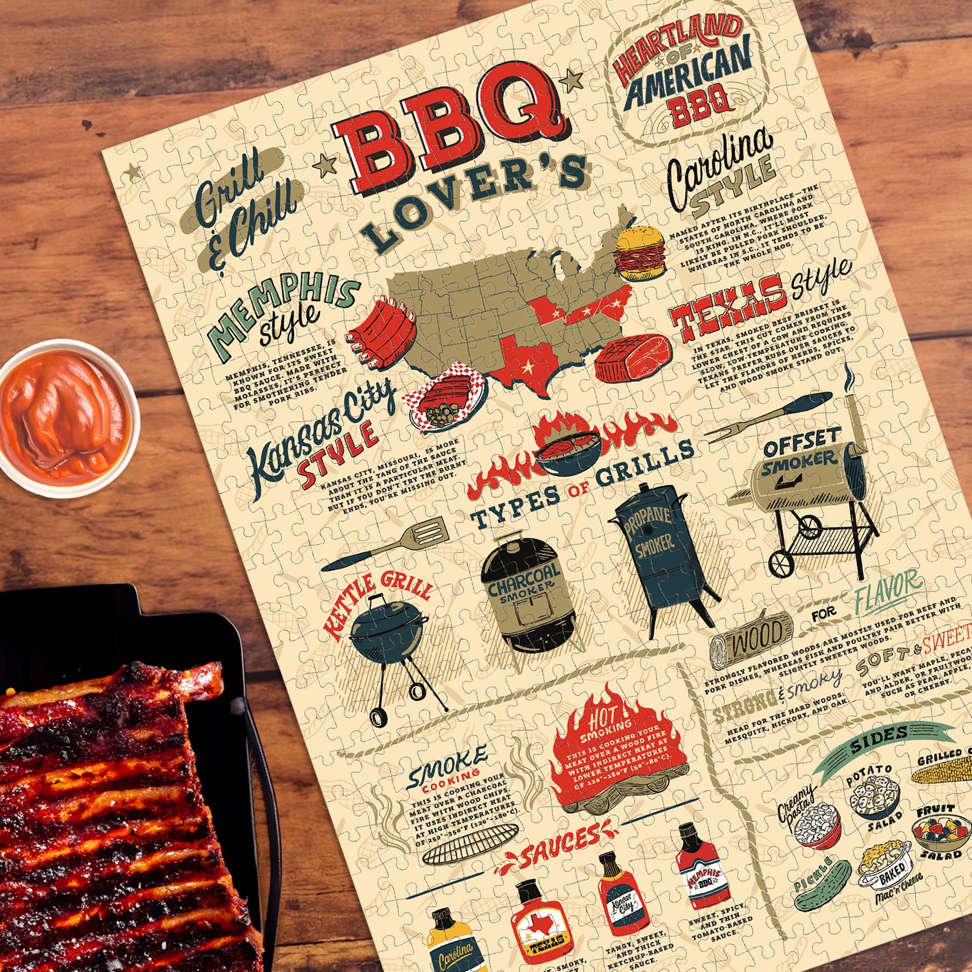 BBQ Lover's 500-piece Jigsaw Puzzle - Image 4