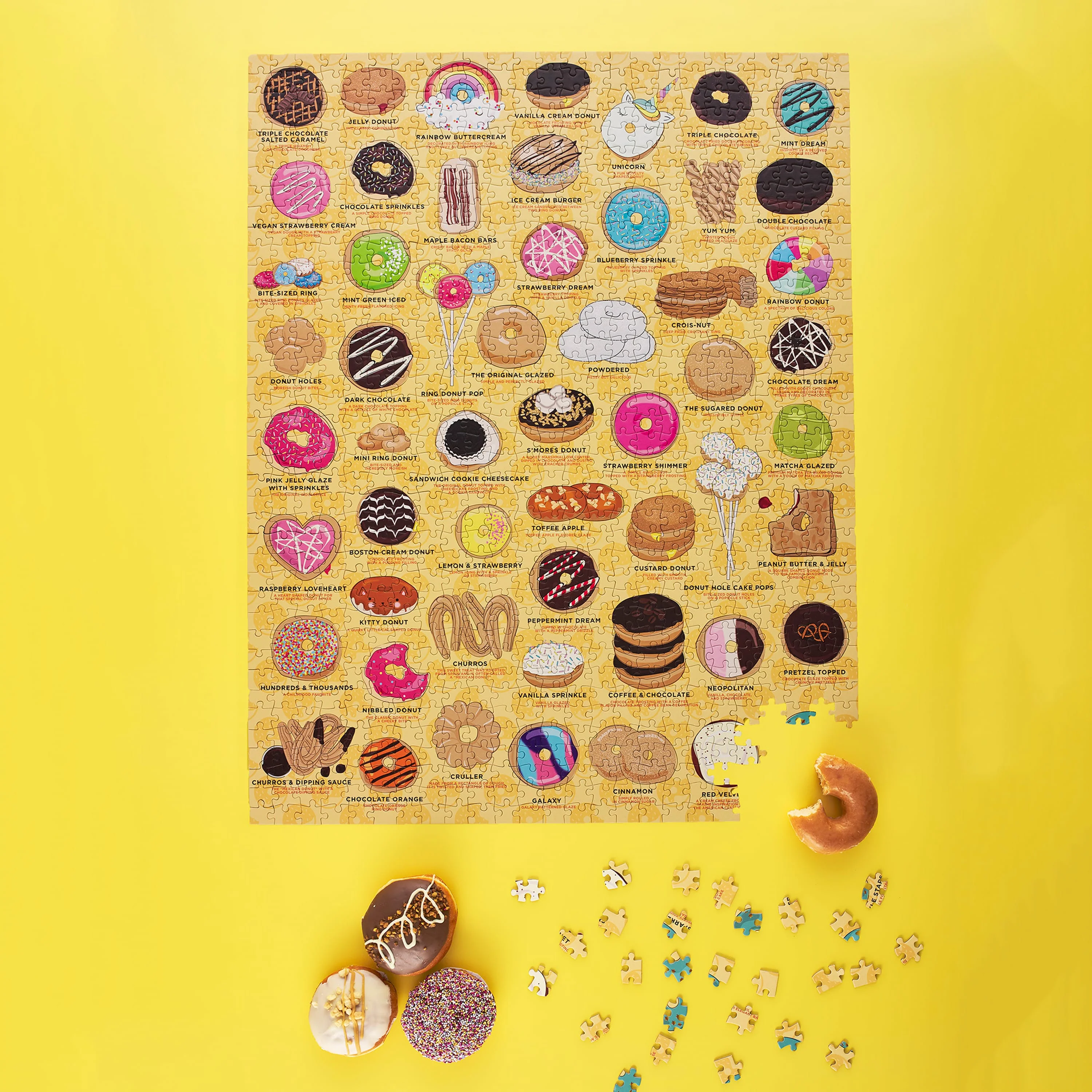 Donut Lover's 1000-Piece Jigsaw Puzzle - Image 4
