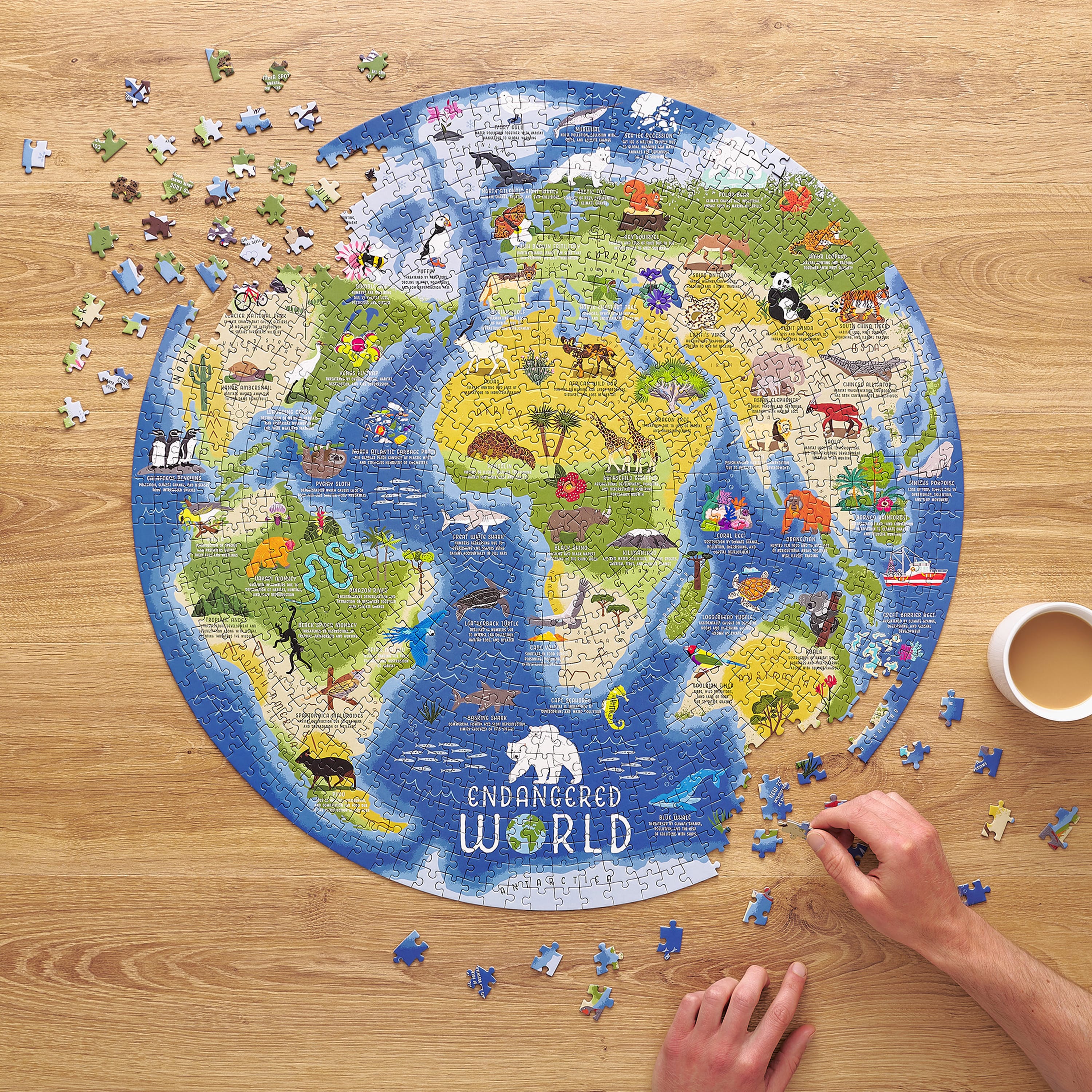 Endangered World 1000-Piece Jigsaw Puzzle - Image 4