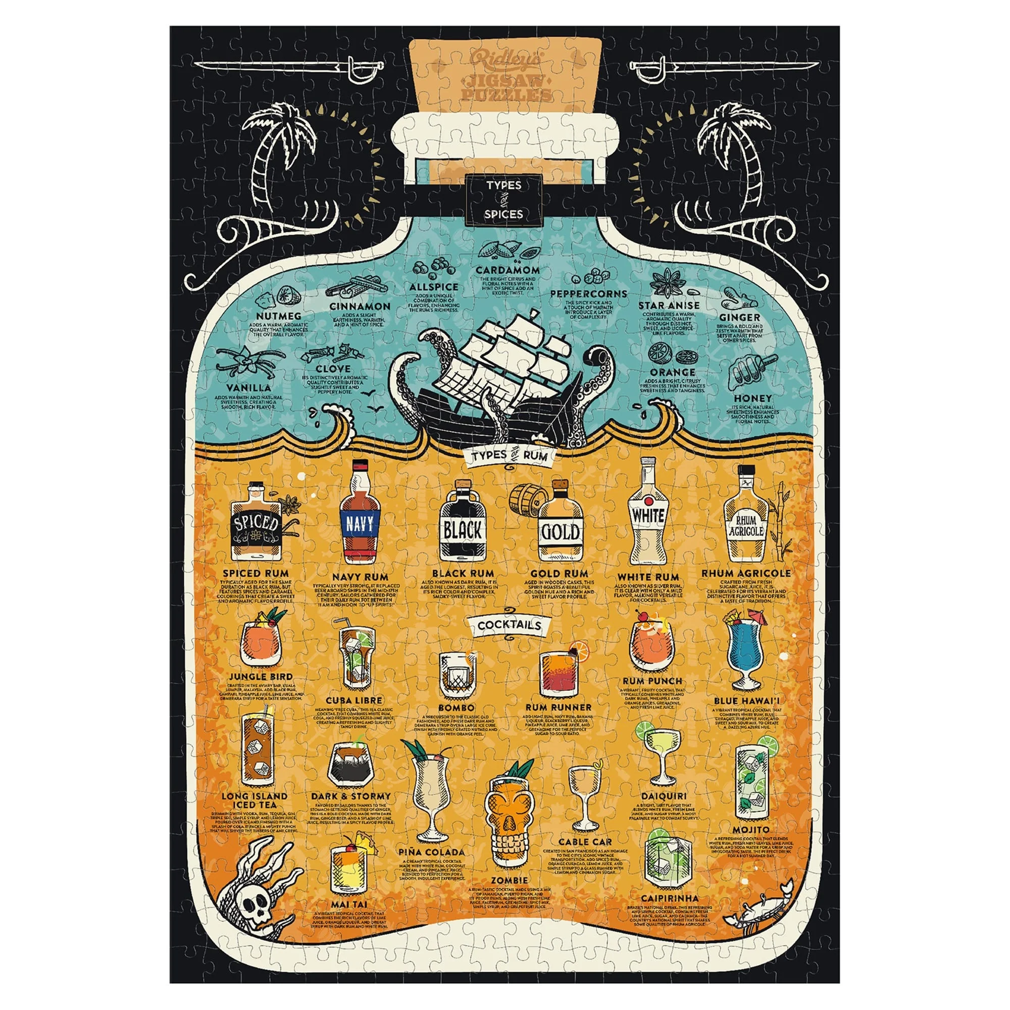 Rum Lover's 500-piece Jigsaw Puzzle - Image 3